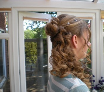 Prom Hair Side Curls