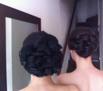 Bridesmaid Hair Buns