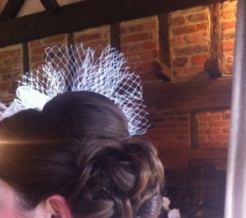 Bridal Hair Vintage Side Bun